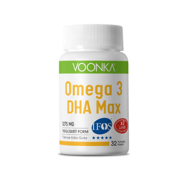 Voonka Omega 3 DHA Max 1275mg 32 Kapsül - 1