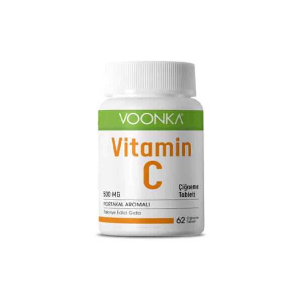 Voonka Vitamin C 500mg 62 Çiğneme Tableti - 1