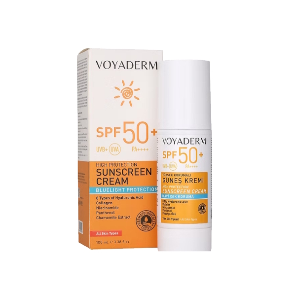 Voyaderm SPF 50+ Yüksek Korumalı Güneş Koruyucu Krem 100 ml - 1