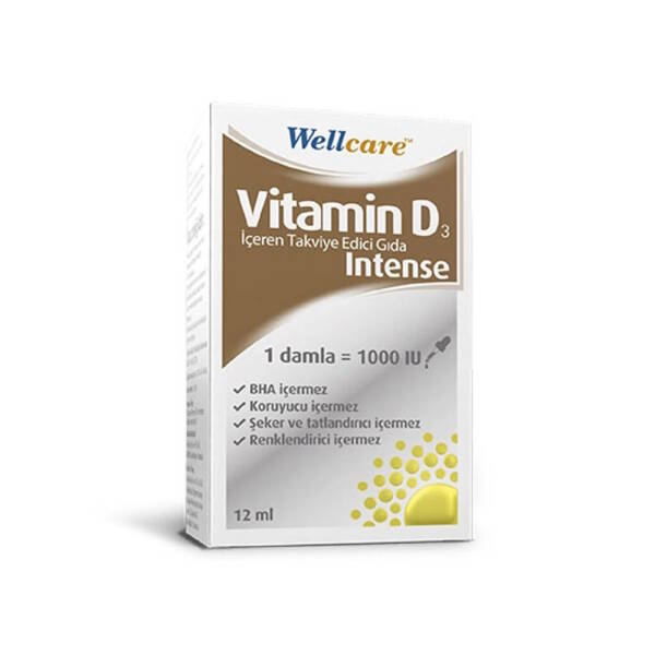Wellcare Vitamin D3 Intense 1000IU 12ml - 1
