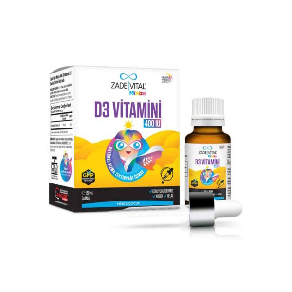 Zade Vital Miniza D3 Vitamini 400IU 20ml Spray - 1